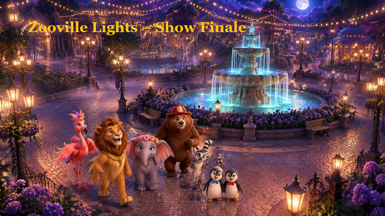 Zooville Lights Show Finale